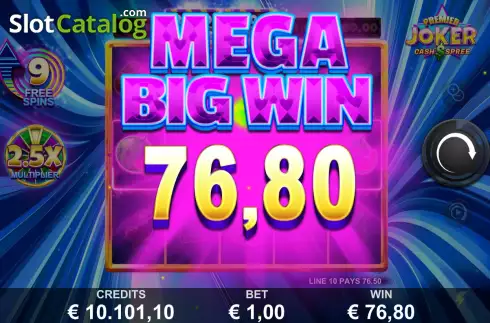 Οθόνη8. Premier Joker Cash Spree Κουλοχέρης