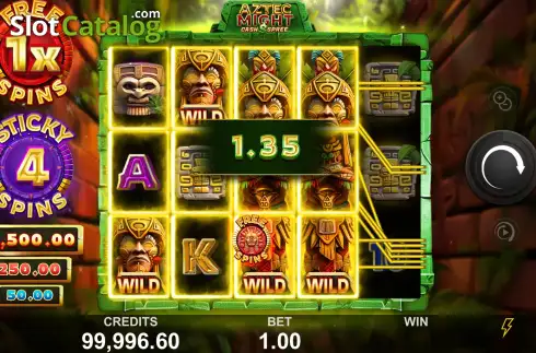 Οθόνη5. Aztec Might Cash Spree Κουλοχέρης