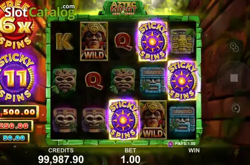 Οθόνη8. Aztec Might Cash Spree Κουλοχέρης
