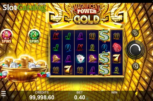 Οθόνη2. Magnificent Power Gold Κουλοχέρης
