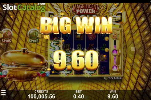 Οθόνη6. Magnificent Power Gold Κουλοχέρης