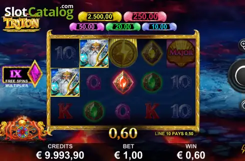 Οθόνη3. Cash Spree Triton Κουλοχέρης