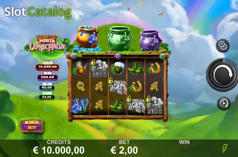 Οθόνη2. Magnificent Power Leprechaun Κουλοχέρης