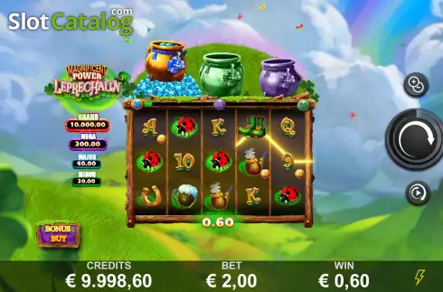 Οθόνη3. Magnificent Power Leprechaun Κουλοχέρης