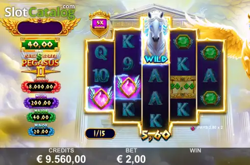 Οθόνη3. Cash Spree Pegasus 2 Κουλοχέρης