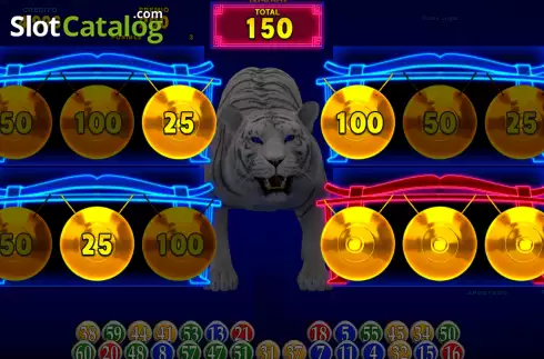 Οθόνη4. White Tiger Bingo Κουλοχέρης
