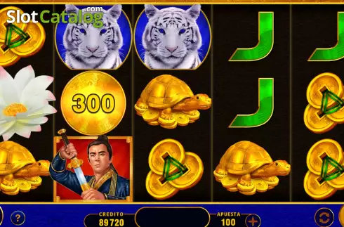Οθόνη2. White Tiger (Ortiz Gaming) Κουλοχέρης