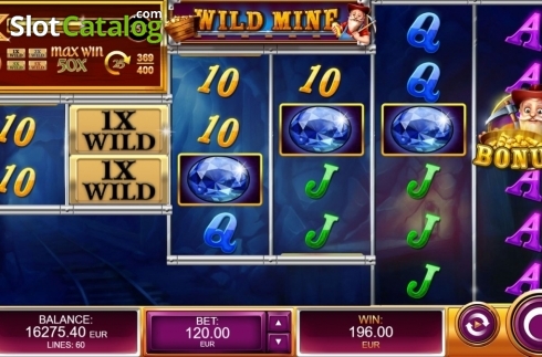 Οθόνη3. Wild Mine Κουλοχέρης