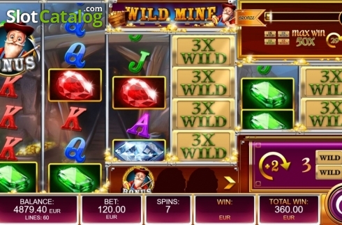Οθόνη5. Wild Mine Κουλοχέρης