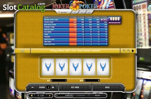 Οθόνη2. Joker Poker (Oryx) Κουλοχέρης 