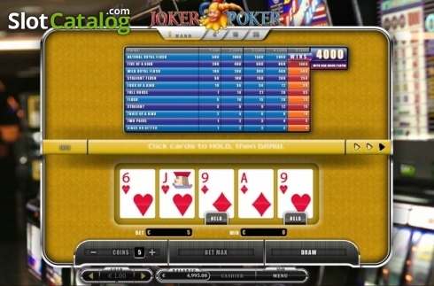 Οθόνη3. Joker Poker (Oryx) Κουλοχέρης 