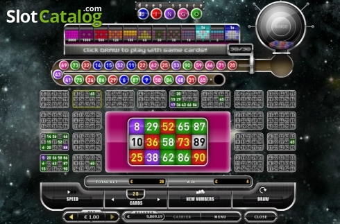 Οθόνη3. Deep Space Bingo Κουλοχέρης