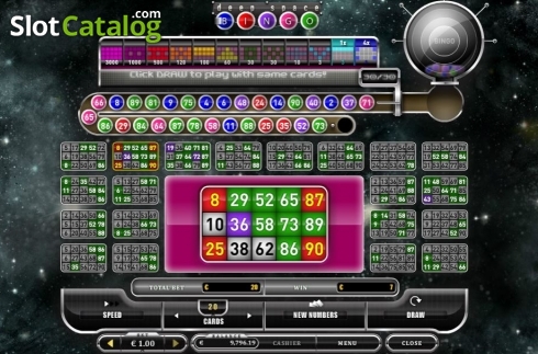 Οθόνη4. Deep Space Bingo Κουλοχέρης