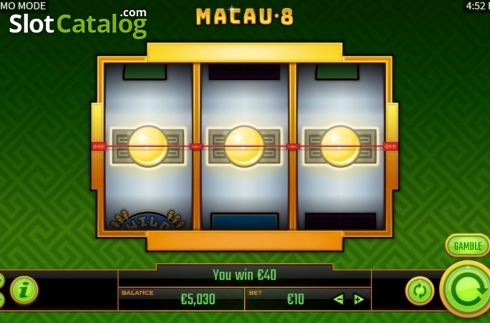 Οθόνη4. Macau 8 Κουλοχέρης