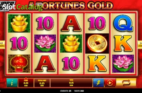 Οθόνη4. 5 Fortunes Gold Κουλοχέρης