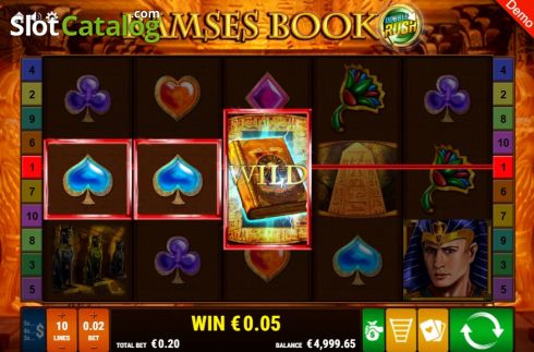 Οθόνη4. Ramses Book Double Rush Κουλοχέρης