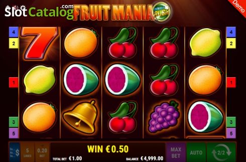 Οθόνη3. Fruit Mania Double Rush Κουλοχέρης