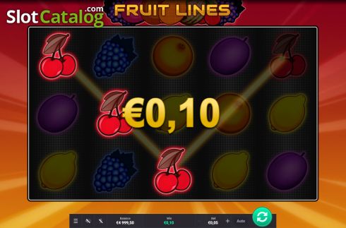 Οθόνη4. Fruit Lines Κουλοχέρης