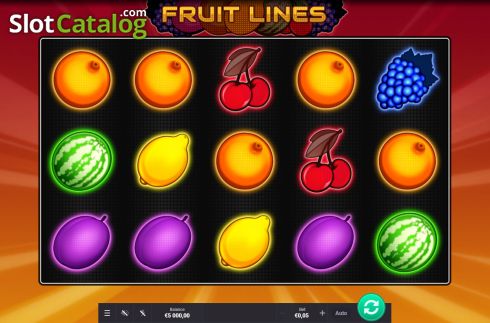 Οθόνη2. Fruit Lines Κουλοχέρης