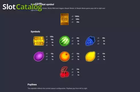 Οθόνη5. Golden Ticket (Oryx) Κουλοχέρης