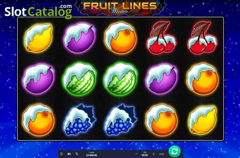 Οθόνη2. Fruit Lines Winter Κουλοχέρης