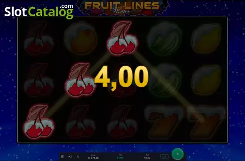 Οθόνη4. Fruit Lines Winter Κουλοχέρης