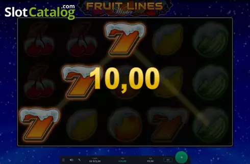 Οθόνη5. Fruit Lines Winter Κουλοχέρης