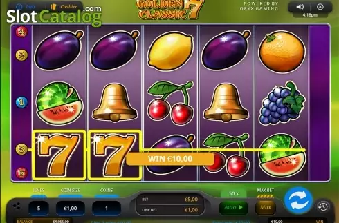 Οθόνη3. Golden 7 Classic Κουλοχέρης