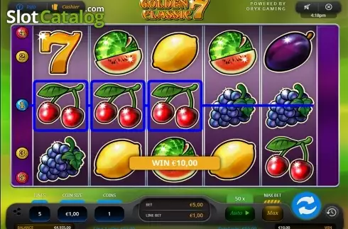 Οθόνη4. Golden 7 Classic Κουλοχέρης