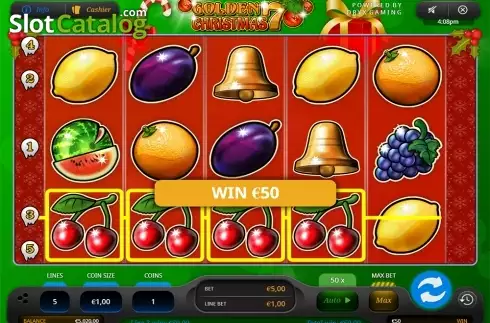 Οθόνη5. Golden 7 Christmas (Oryx) Κουλοχέρης 