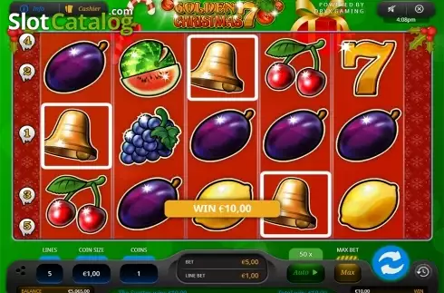 Οθόνη6. Golden 7 Christmas (Oryx) Κουλοχέρης 