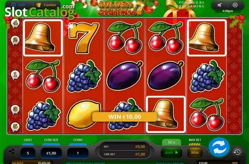 Οθόνη7. Golden 7 Christmas (Oryx) Κουλοχέρης 
