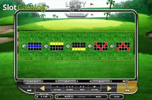 Οθόνη5. Lucky Swing Κουλοχέρης 