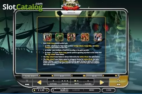Οθόνη9. Tortuga Gold Κουλοχέρης