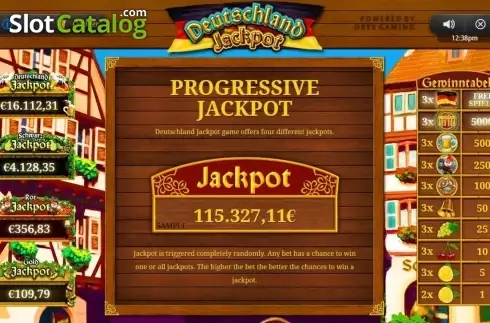 Οθόνη4. Deutschland Jackpot Κουλοχέρης 