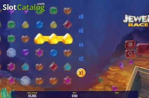 Οθόνη4. Jewel Race Κουλοχέρης