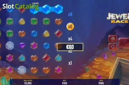 Οθόνη5. Jewel Race Κουλοχέρης
