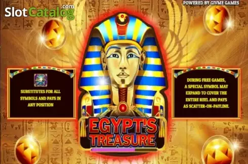 Egypts Treasure Λογότυπο Egypts Treasure Λογότυπο