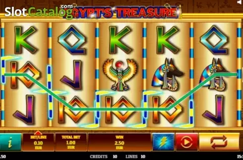 Οθόνη3. Egypts Treasure Κουλοχέρης