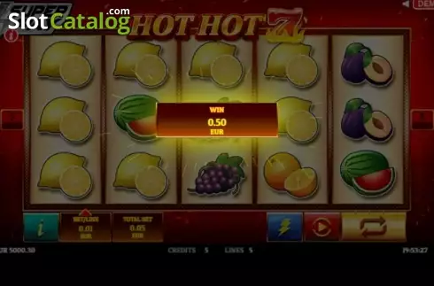 Οθόνη3. Hot Hot 7 Κουλοχέρης 