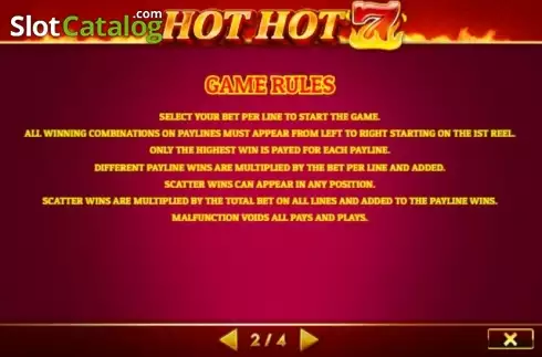 Οθόνη6. Hot Hot 7 Κουλοχέρης 