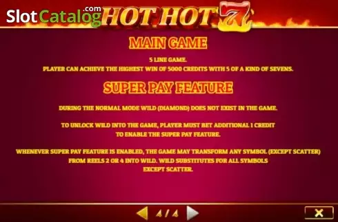 Οθόνη7. Hot Hot 7 Κουλοχέρης 
