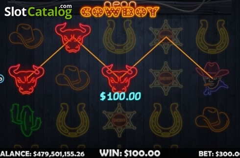 Οθόνη3. Neon Cowboy Κουλοχέρης