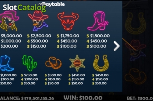 Οθόνη5. Neon Cowboy Κουλοχέρης
