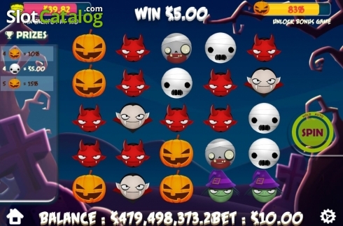 Οθόνη3. Halloween Emojis Κουλοχέρης