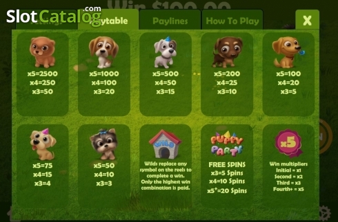 Οθόνη4. Puppy Party Κουλοχέρης