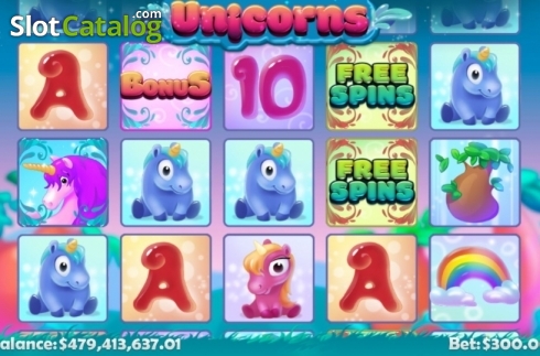 Οθόνη2. Unicorns Κουλοχέρης
