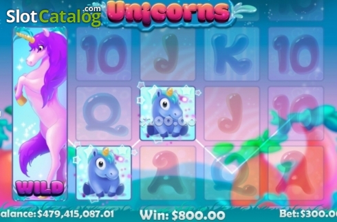 Οθόνη3. Unicorns Κουλοχέρης