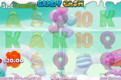 Οθόνη3. Candy Cash (Mobilots) Κουλοχέρης