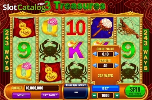 Οθόνη2. 3 Treasures Κουλοχέρης